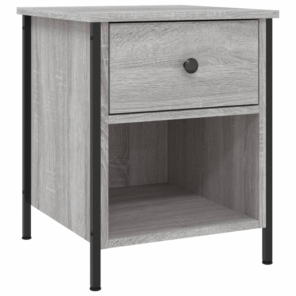 vidaXL Bedside Cabinets 2 pcs Grey Sonoma 40x42x50 cm Engineered Wood