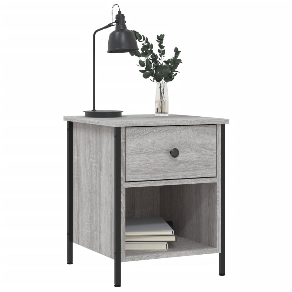 vidaXL Bedside Cabinets 2 pcs Grey Sonoma 40x42x50 cm Engineered Wood