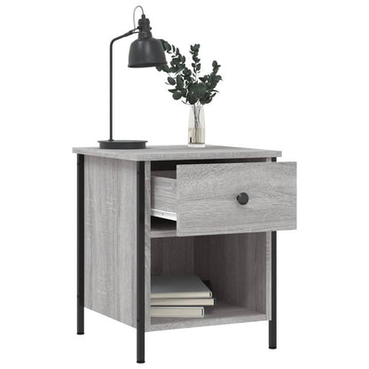 vidaXL Bedside Cabinets 2 pcs Grey Sonoma 40x42x50 cm Engineered Wood