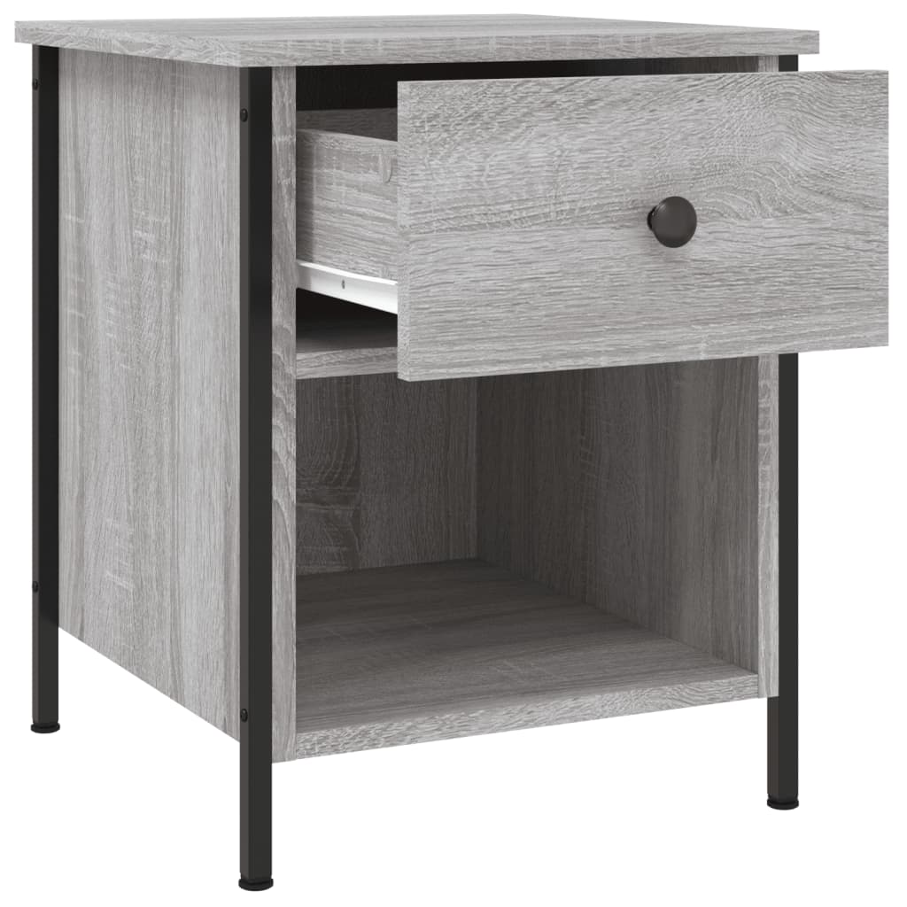 vidaXL Bedside Cabinets 2 pcs Grey Sonoma 40x42x50 cm Engineered Wood