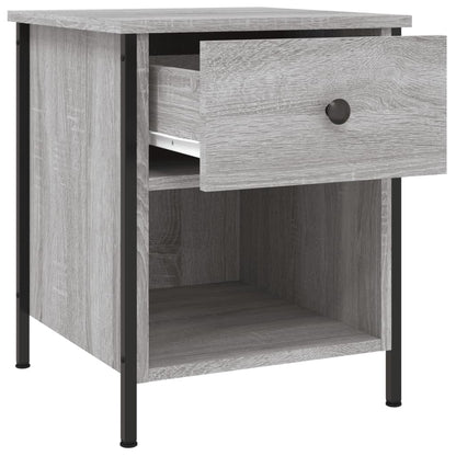 vidaXL Bedside Cabinets 2 pcs Grey Sonoma 40x42x50 cm Engineered Wood