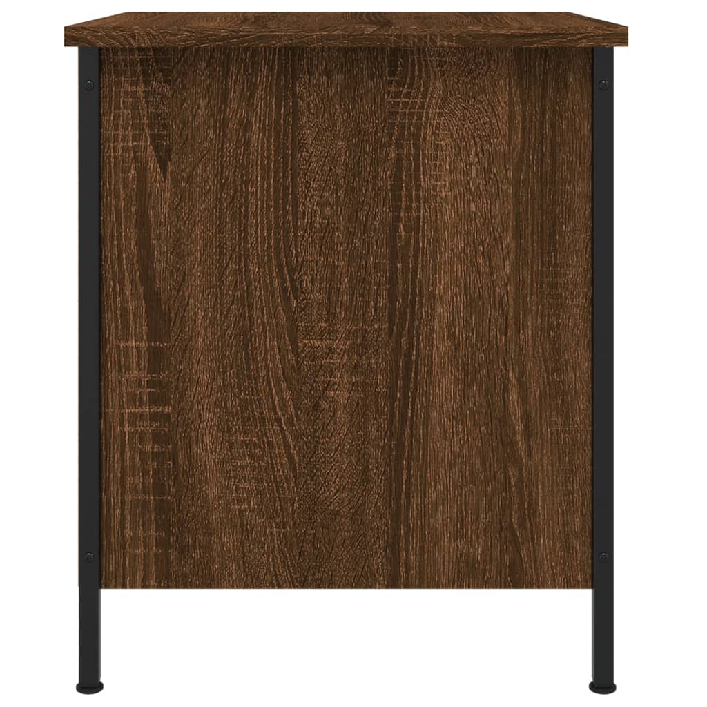 vidaXL Bedside Cabinets 2 pcs Brown Oak 40x42x50 cm Engineered Wood