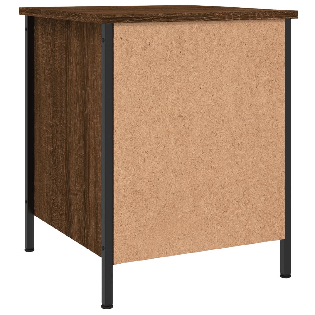 vidaXL Bedside Cabinets 2 pcs Brown Oak 40x42x50 cm Engineered Wood