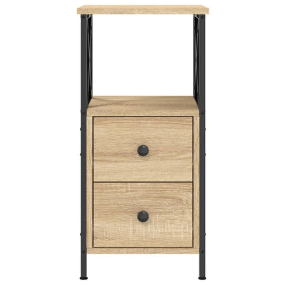 vidaXL Bedside Cabinets 2 pcs Sonoma Oak 34x35,5x70 cm Engineered Wood