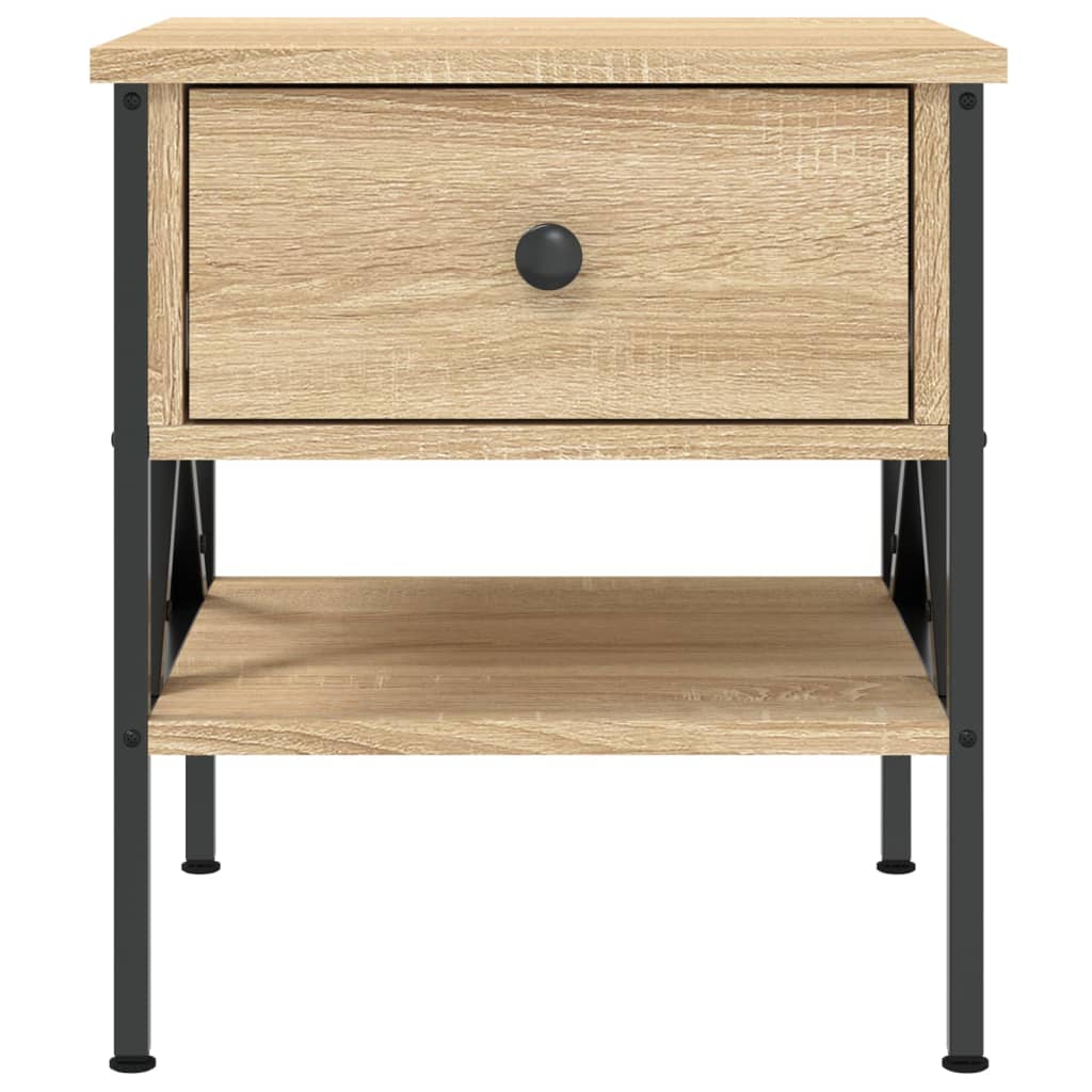 vidaXL Bedside Table Sonoma Oak 40x42x45 cm Engineered Wood