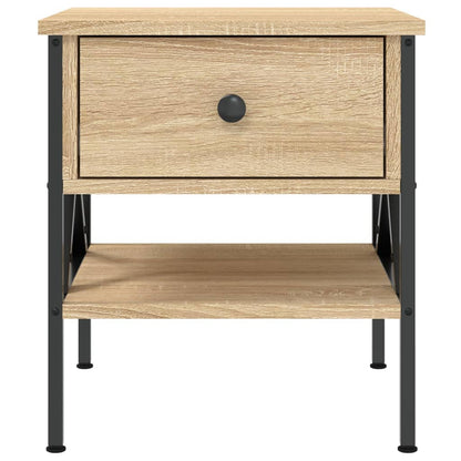 vidaXL Bedside Table Sonoma Oak 40x42x45 cm Engineered Wood