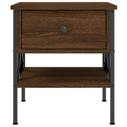 vidaXL Bedside Tables 2 pcs Brown Oak 40x42x45 cm Engineered Wood