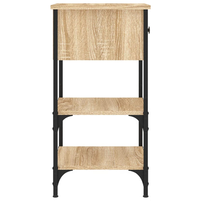 vidaXL Bedside Cabinets 2 pcs Sonoma Oak 34x36x70 cm Engineered Wood