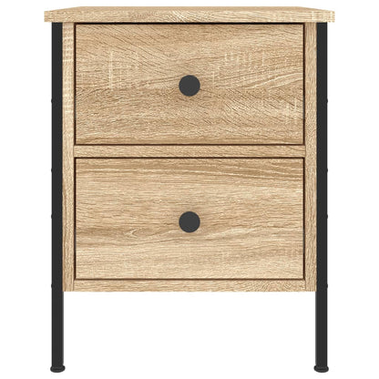vidaXL Bedside Cabinet Sonoma Oak 40x42x50 cm Engineered Wood