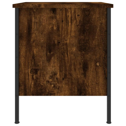 vidaXL Bedside Cabinets 2 pcs Smoked Oak 40x42x50 cm Engineered Wood