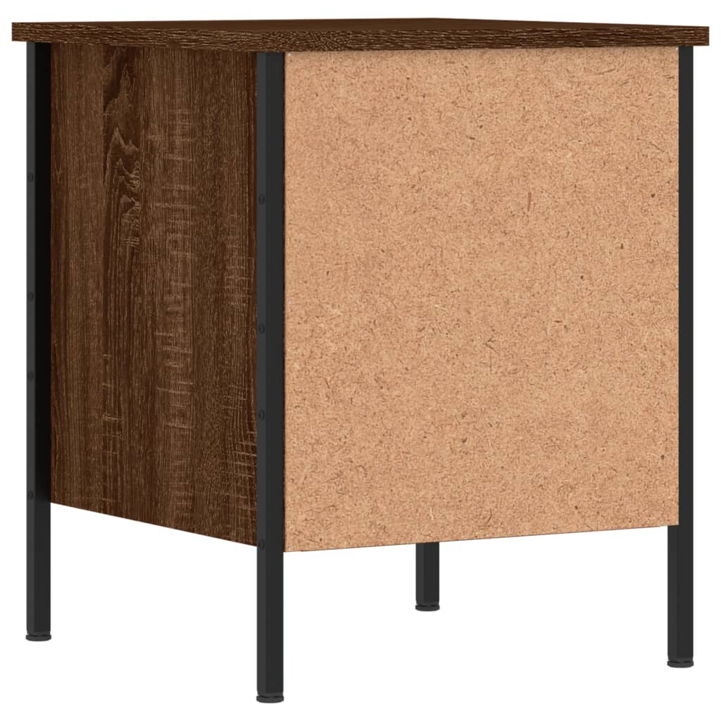 vidaXL Bedside Cabinets 2 pcs Brown Oak 40x42x50 cm Engineered Wood