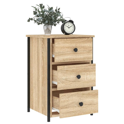 vidaXL Bedside Cabinet Sonoma Oak 40x36x60 cm Engineered Wood