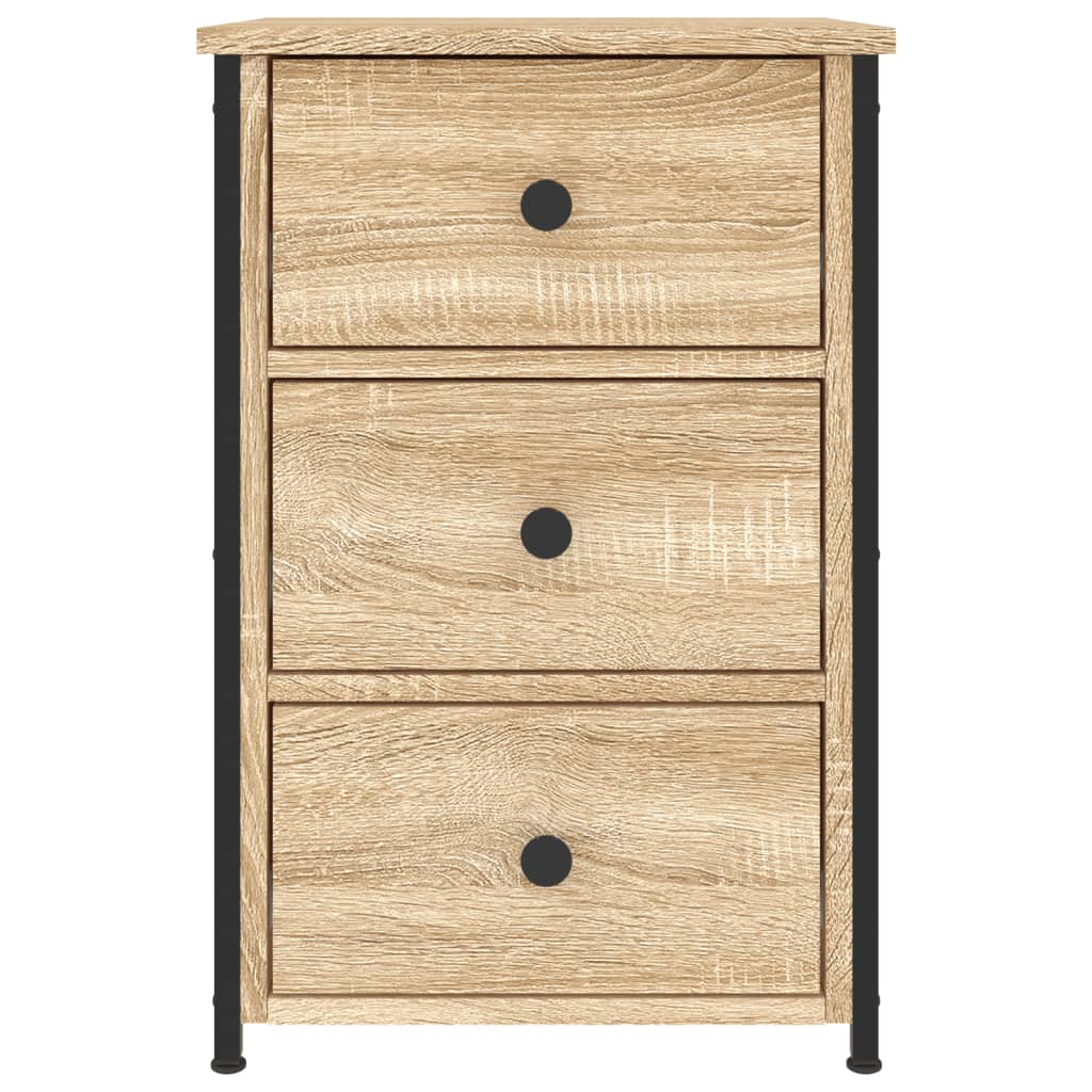 vidaXL Bedside Cabinet Sonoma Oak 40x36x60 cm Engineered Wood