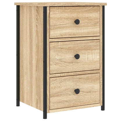 vidaXL Bedside Cabinets 2 pcs Sonoma Oak 40x36x60 cm Engineered Wood