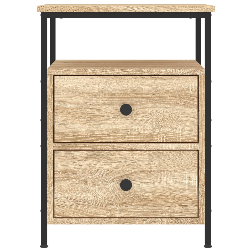 vidaXL Bedside Cabinet Sonoma Oak 44x45x60 cm Engineered Wood