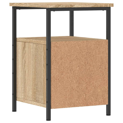 vidaXL Bedside Cabinet Sonoma Oak 34x35.5x50 cm Engineered Wood