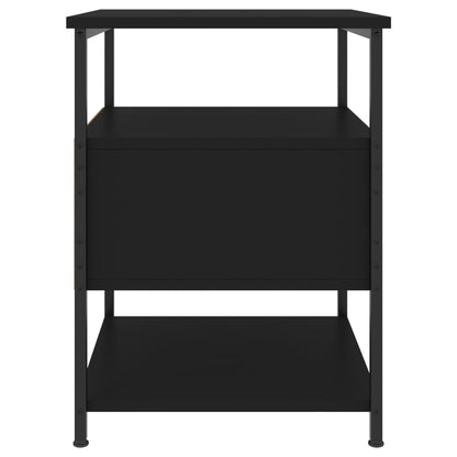 vidaXL Bedside Cabinets 2 pcs Black 40x42x56 cm Engineered Wood