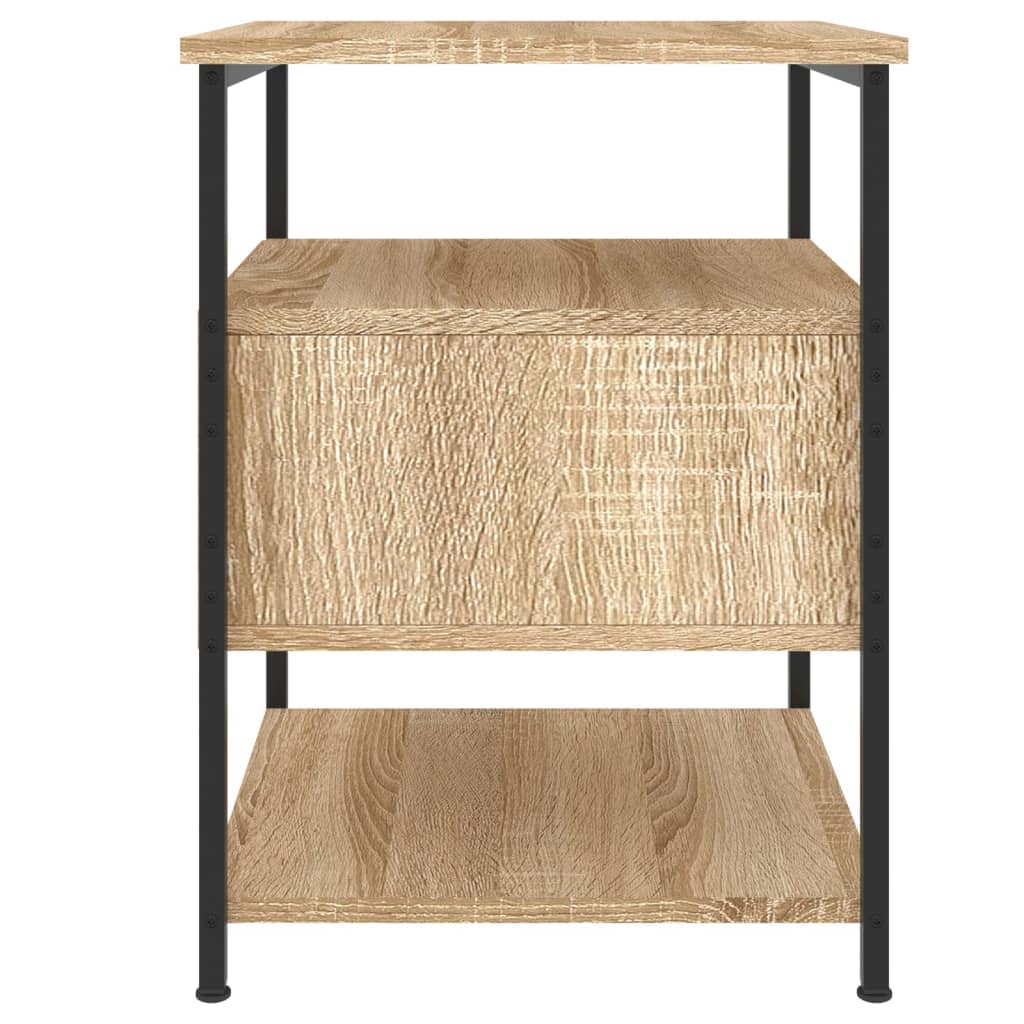 vidaXL Bedside Cabinet Sonoma Oak 40x42x56 cm Engineered Wood