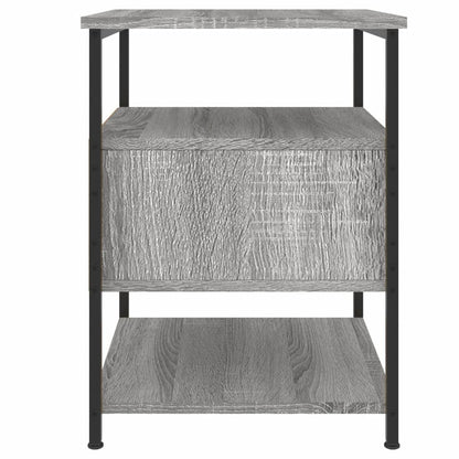 vidaXL Bedside Cabinet Grey Sonoma 40x42x56 cm Engineered Wood