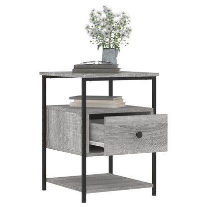 vidaXL Bedside Cabinets 2 pcs Grey Sonoma 40x42x56 cm Engineered Wood