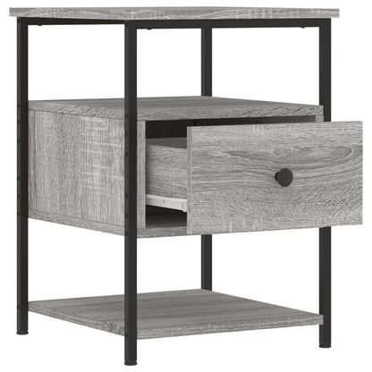 vidaXL Bedside Cabinets 2 pcs Grey Sonoma 40x42x56 cm Engineered Wood
