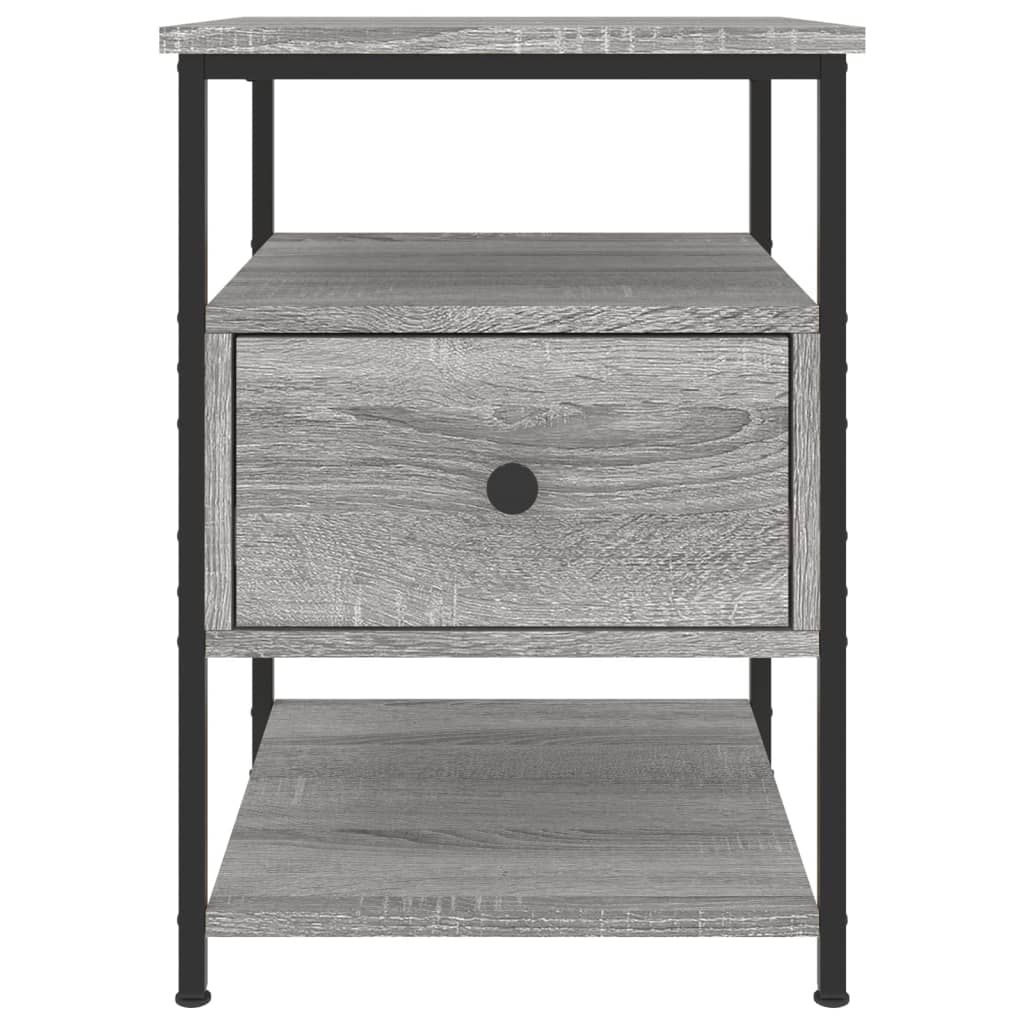 vidaXL Bedside Cabinets 2 pcs Grey Sonoma 40x42x56 cm Engineered Wood