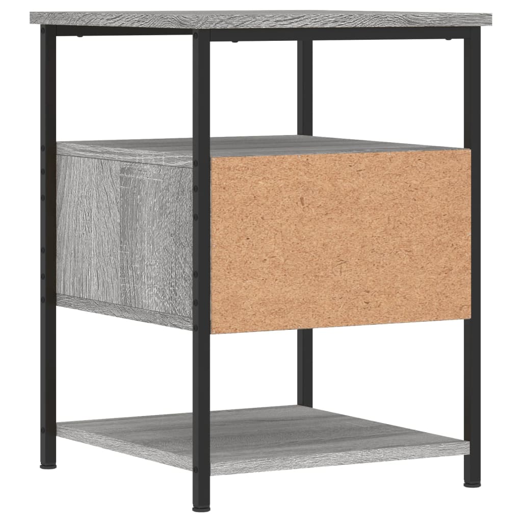 vidaXL Bedside Cabinets 2 pcs Grey Sonoma 40x42x56 cm Engineered Wood