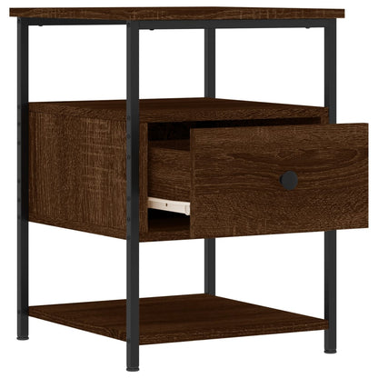 vidaXL Bedside Cabinets 2 pcs Brown Oak 40x42x56 cm Engineered Wood