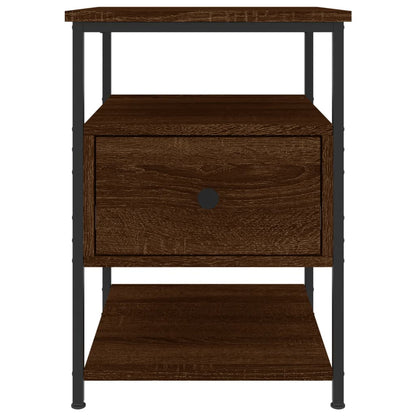 vidaXL Bedside Cabinets 2 pcs Brown Oak 40x42x56 cm Engineered Wood
