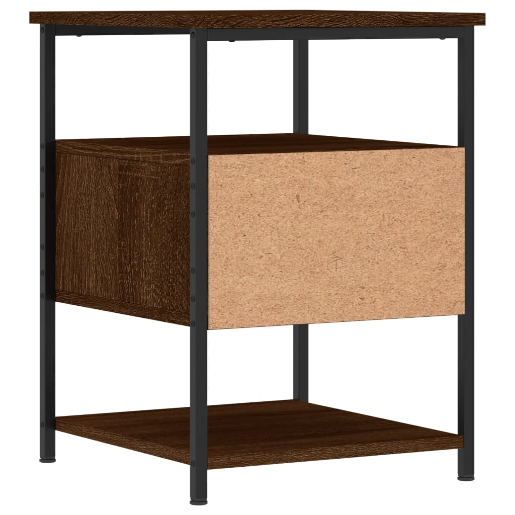 vidaXL Bedside Cabinets 2 pcs Brown Oak 40x42x56 cm Engineered Wood