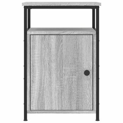 vidaXL Bedside Cabinet Grey Sonoma 40x42x60 cm Engineered Wood