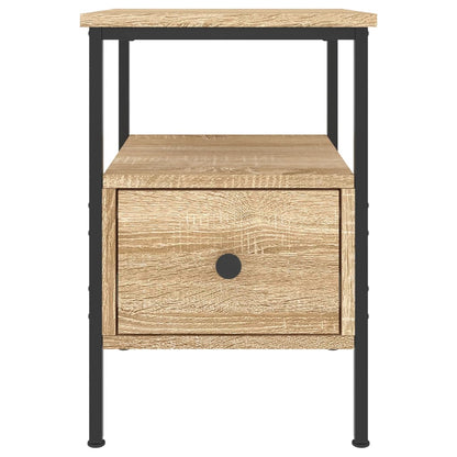 vidaXL Bedside Cabinets 2 pcs Sonoma Oak 34x36x50 cm Engineered Wood