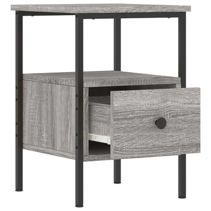vidaXL Bedside Cabinets 2 pcs Grey Sonoma 34x36x50 cm Engineered Wood