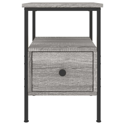 vidaXL Bedside Cabinets 2 pcs Grey Sonoma 34x36x50 cm Engineered Wood