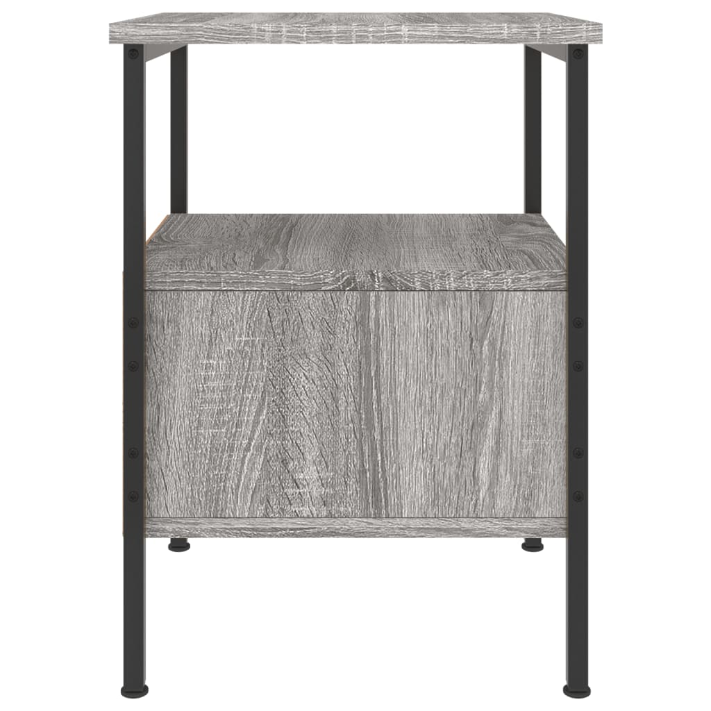 vidaXL Bedside Cabinets 2 pcs Grey Sonoma 34x36x50 cm Engineered Wood