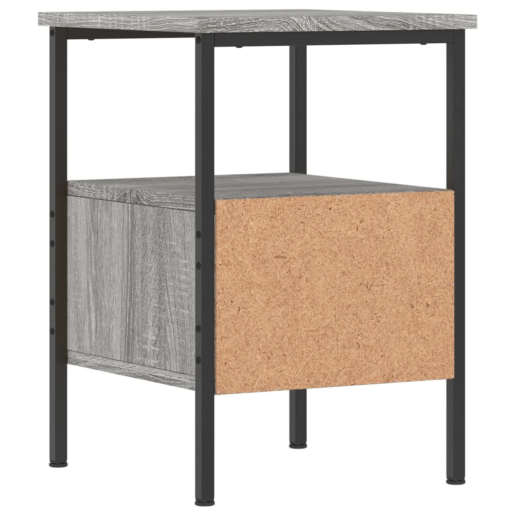 vidaXL Bedside Cabinets 2 pcs Grey Sonoma 34x36x50 cm Engineered Wood