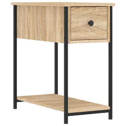vidaXL Bedside Cabinet | Set of 2 | Sonoma oak | Engineered wood, iron | Compact