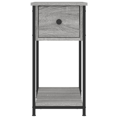 vidaXL Bedside Cabinet Grey Sonoma 30x60x60 cm Engineered Wood