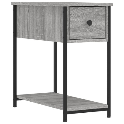 vidaXL Bedside Cabinet | Set of 2 | Grey Sonoma | Engineered wood, iron