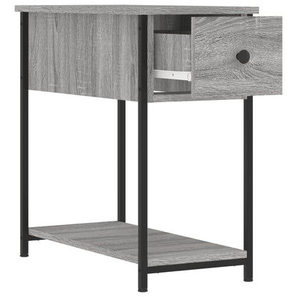 vidaXL Bedside Cabinet | Set of 2 | Grey Sonoma | Engineered wood, iron