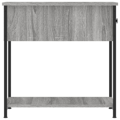 vidaXL Bedside Cabinet | Set of 2 | Grey Sonoma | Engineered wood, iron