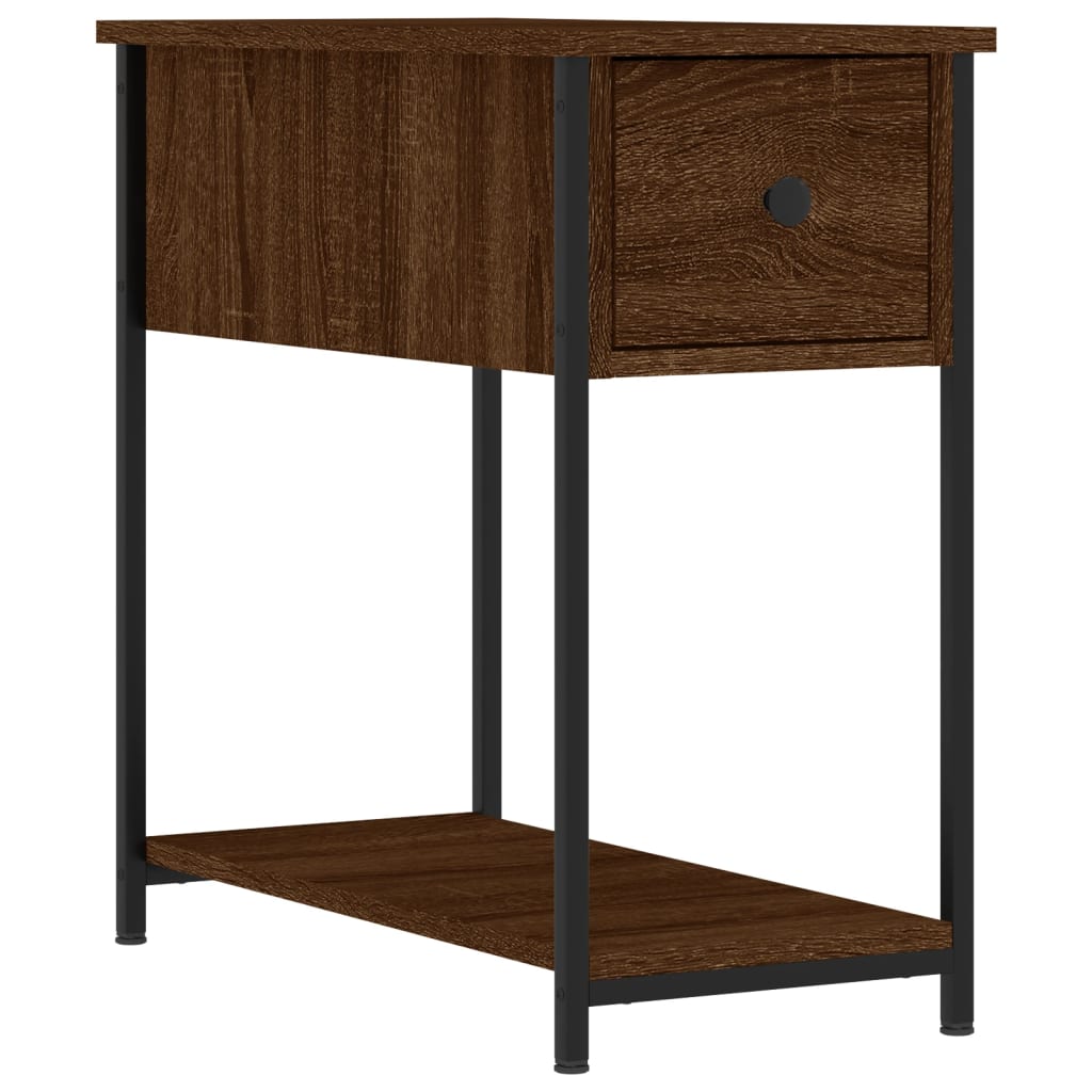 vidaXL Bedside Cabinets 2 pcs Brown Oak 30x60x60 cm Engineered Wood