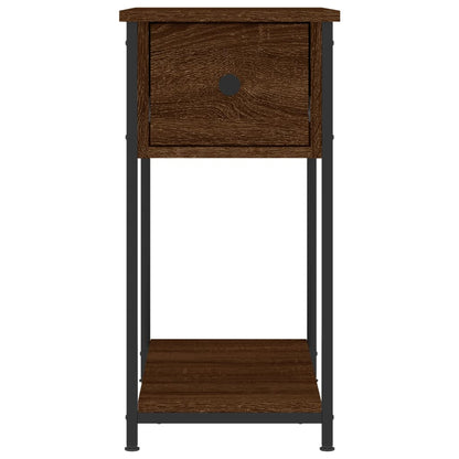 vidaXL Bedside Cabinets 2 pcs Brown Oak 30x60x60 cm Engineered Wood