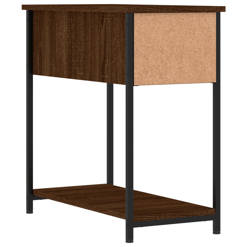 vidaXL Bedside Cabinets 2 pcs Brown Oak 30x60x60 cm Engineered Wood