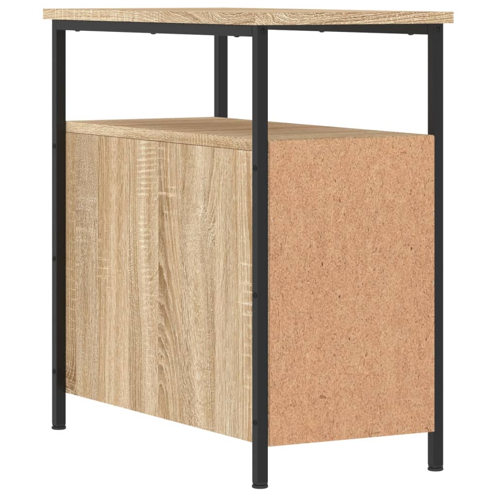 vidaXL Bedside Cabinet Sonoma Oak 30x60x60 cm Engineered Wood