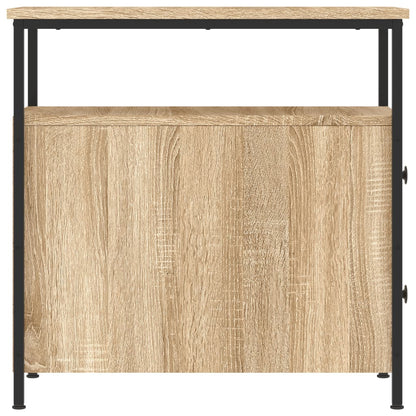vidaXL Bedside Cabinets 2 pcs Sonoma Oak 30x60x60 cm Engineered Wood