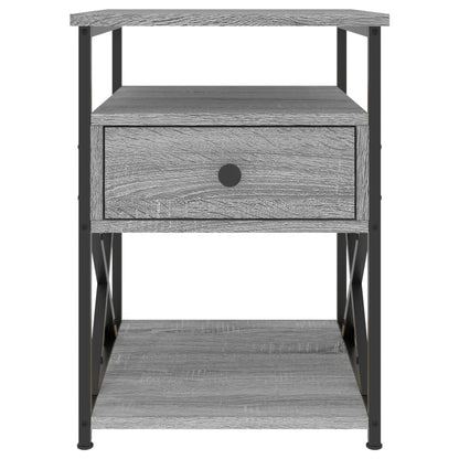vidaXL Bedside Cabinets 2 pcs Grey Sonoma 40x42x55 cm Engineered Wood