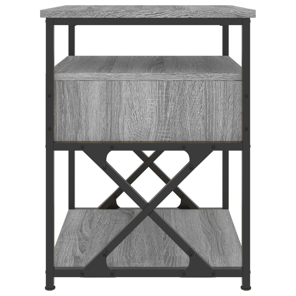 vidaXL Bedside Cabinets 2 pcs Grey Sonoma 40x42x55 cm Engineered Wood