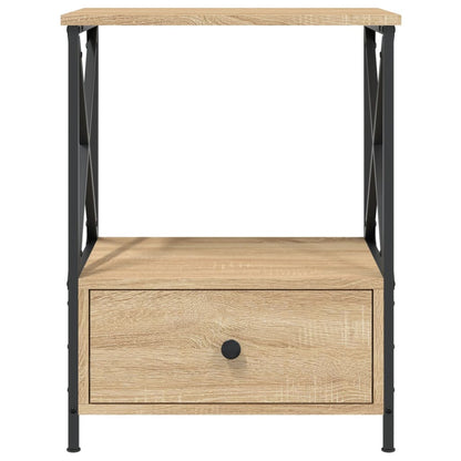 vidaXL Bedside Tables 2 pcs Sonoma Oak 50x41x65 cm Engineered Wood