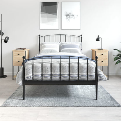 vidaXL Bedside Cabinets 2 pcs Sonoma Oak 32x42x70 cm Engineered Wood
